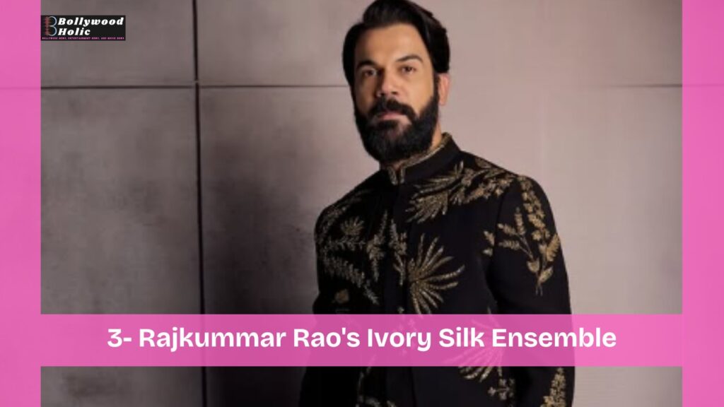 Rajkummar Rao's Ivory Silk Ensemble