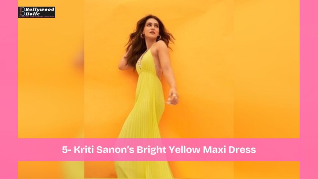 Kriti Sanon’s Bright Yellow Dress