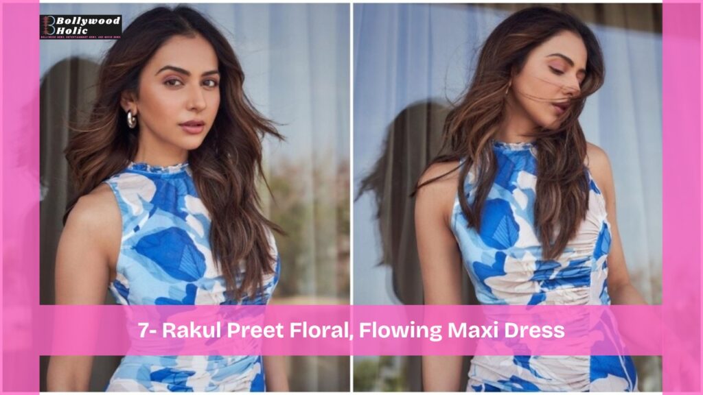 Rakul Preet Floral, Flowing Dress